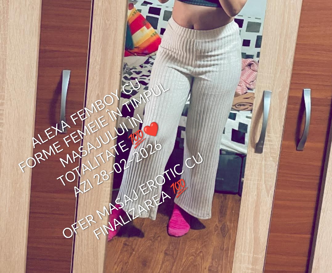 Escorta Oras: Arad - Escorta Telefon: 0751292264 -  Servicii Escorta : BUNA SUNT ALEXA B?RBAT FEMBOY IN TIMPUL MASAJULUI EROTIC  OFER MASAJ EROTIC LA PAT PENTRU MAI MULTE DETALII A?TEPT MESAJUL T?U AICI SAU PE WATAP DOAR MESAJE NU R?SPUND LA APEL OK PUPICI DULCI ????